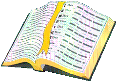 an open Bible