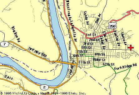 Overview Map of Moundsville